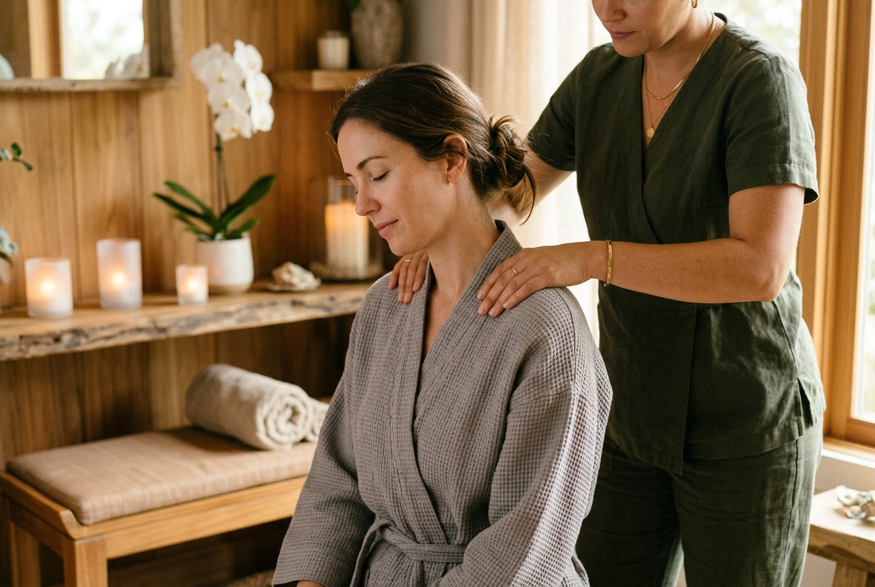 Hoofd-, nek- en schoudermassage